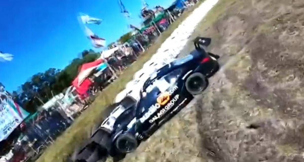 TC: ¡Atención! Despiste y abandono de Santero en la final de Concepción