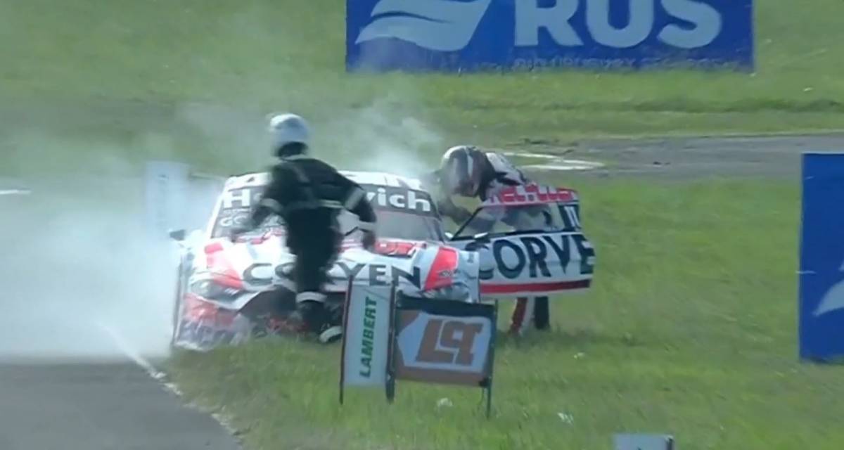 TC: ¡Con lo justo! Werner cruzó la bandera a cuadros con el Mustang averiado y fue 14° en Concepción