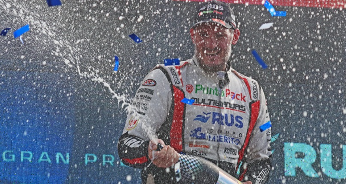 Mangoni tras ganar la fecha de TC en Concepción: "Fue un triunfo especial por estar con mis hijos en el podio"