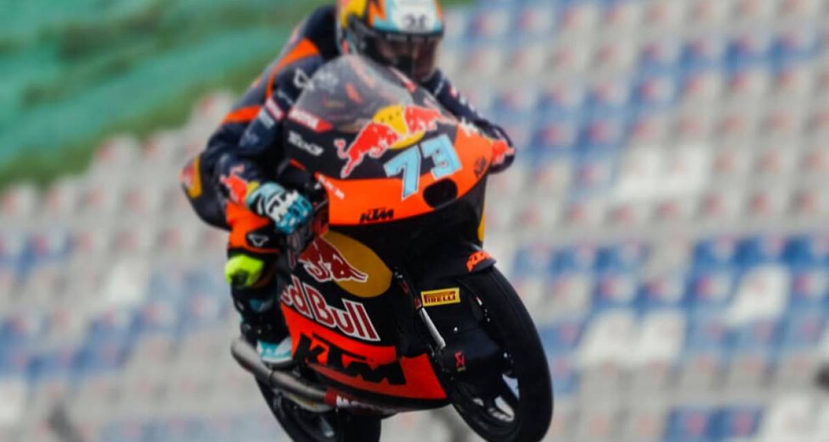 Moto3: Perrone fue P3 y Morelli completó el top 10 de la práctica clasificatoria en España