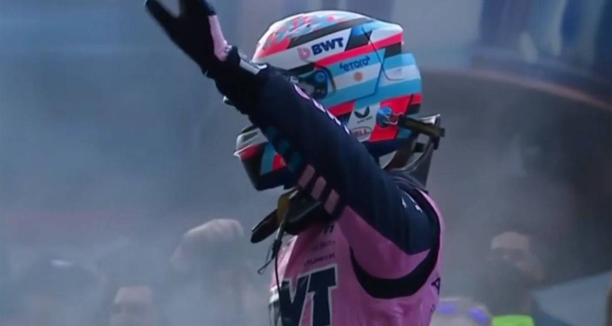 F1: trompos, fuego y bandera Argentina, el cierre épico de Franco Colapinto en el Road Show de Buenos Aires