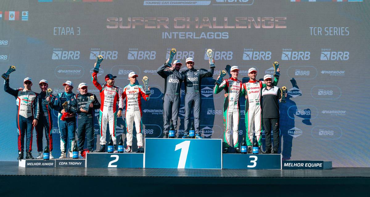 TCR South America: "Misión cumplida", las sensaciones de Gianfratti y Brickley luego del podio en Interlagos