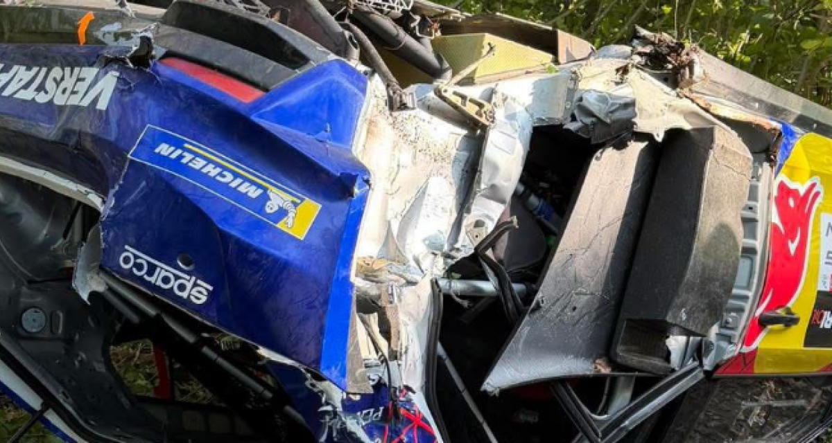 El impactante video del duro vuelco de Jos Verstappen en el Rally de Valonia