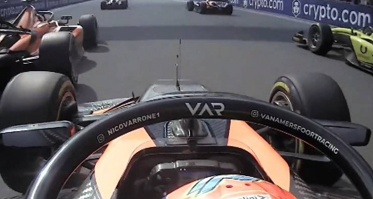 F2: ¡Desde adentro! La on board de la largada de Nicolás Varrone en la sprint de Miami
