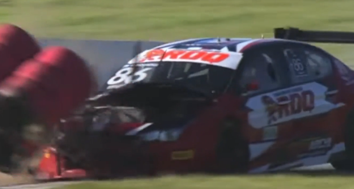 TC2000: ¡Duro golpe de Benjamín Squaglia durante la clasificación en Concordia!