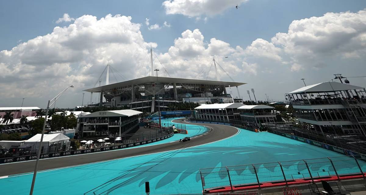 F1: se adelantó el inicio de la carrera del Gran Premio de Miami por el pronóstico climático adverso