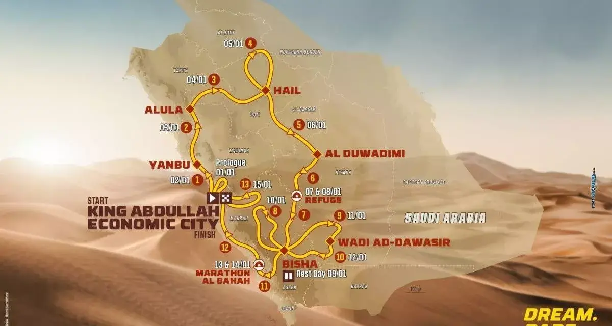 Se presentó el recorrido para la edición 2027 del Dakar en Arabia Saudita