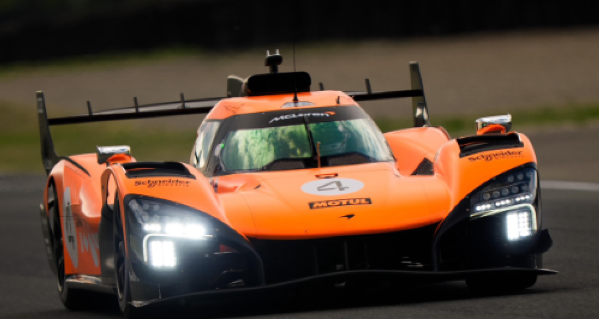 WEC: el prototipo McLaren MCL-HY salió a pista por primera vez