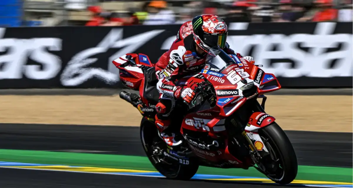 MotoGP: Pecco Bagnaia voló en Le Mans y regresó a la pole position