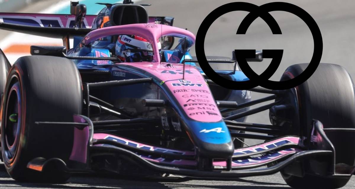 F1: ¿Cómo se vería el Alpine de 2027 con los colores de Gucci?