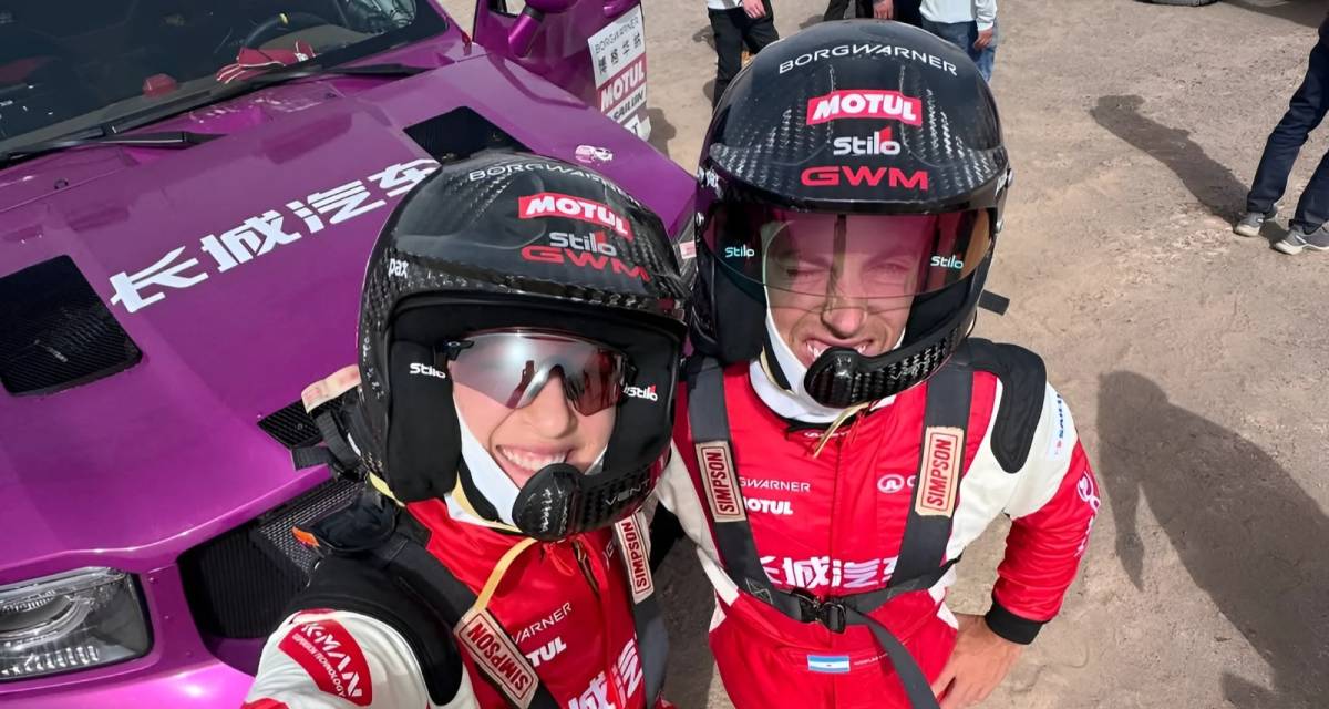 Cavigliasso y Pertegarini ya están en China para debutar en el Rally de Taklimakan con el equipo oficial de GWM
