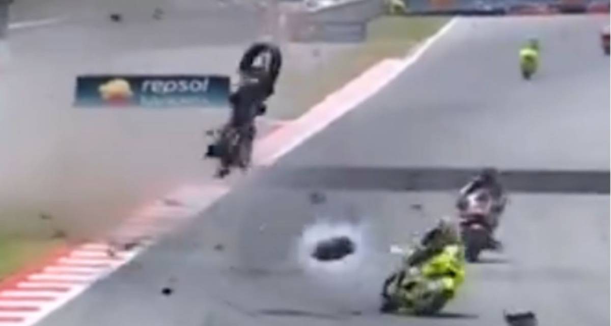 MotoGP: ¡ATERRADOR! El impactante accidente de Alex Márquez en el GP de Cataluña