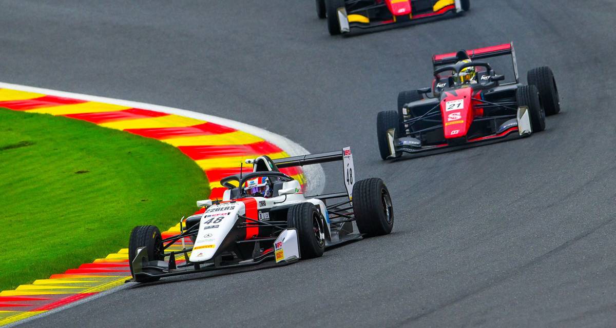 Euroformula Open: Gino Trappa subió al podio en su paso por Spa-Francorchamps