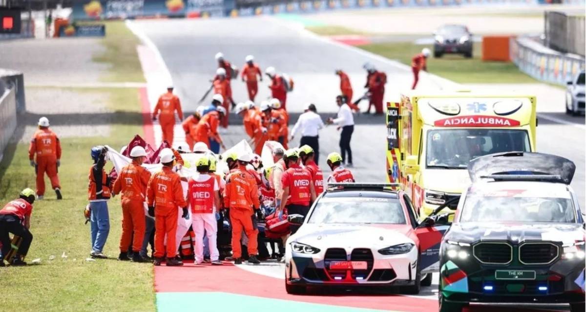 MotoGP: parte médico de Alex Márquez tras su escalofriante accidente en el GP de Cataluña