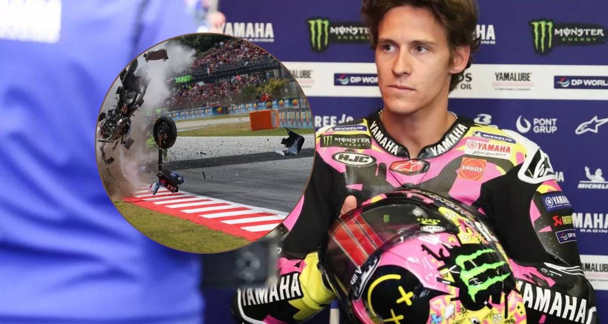MotoGP: “No quería salir”, Quartararo y una cruda confesión sobre el fortísimo accidente de Álex Márquez en Catalunya