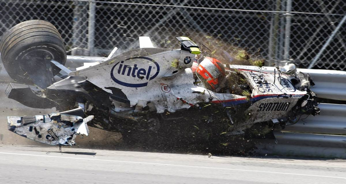 F1: así fue el aterrador accidente que sufrió Robert Kubica en el GP de Canadá 2007