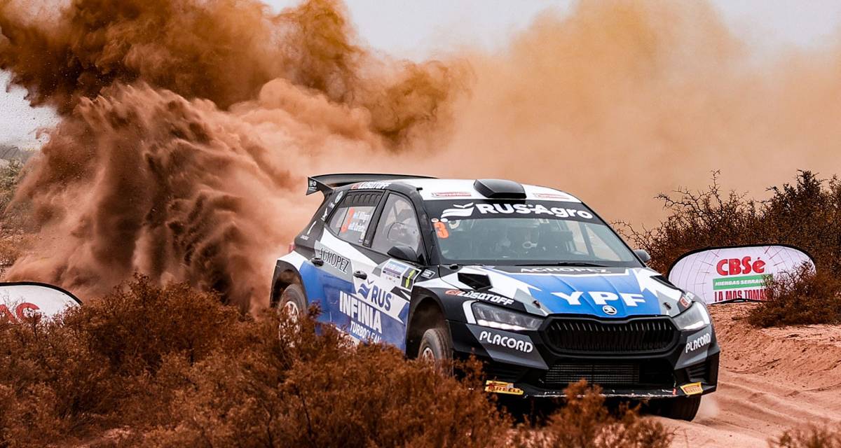 Rally Argentino: Federico Villagra y su Skoda se quedaron con la primera etapa en Neuquén