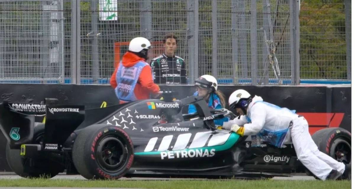 F1: el problema que provocó el abandono de Russell en Canadá que preocupa a Mercedes