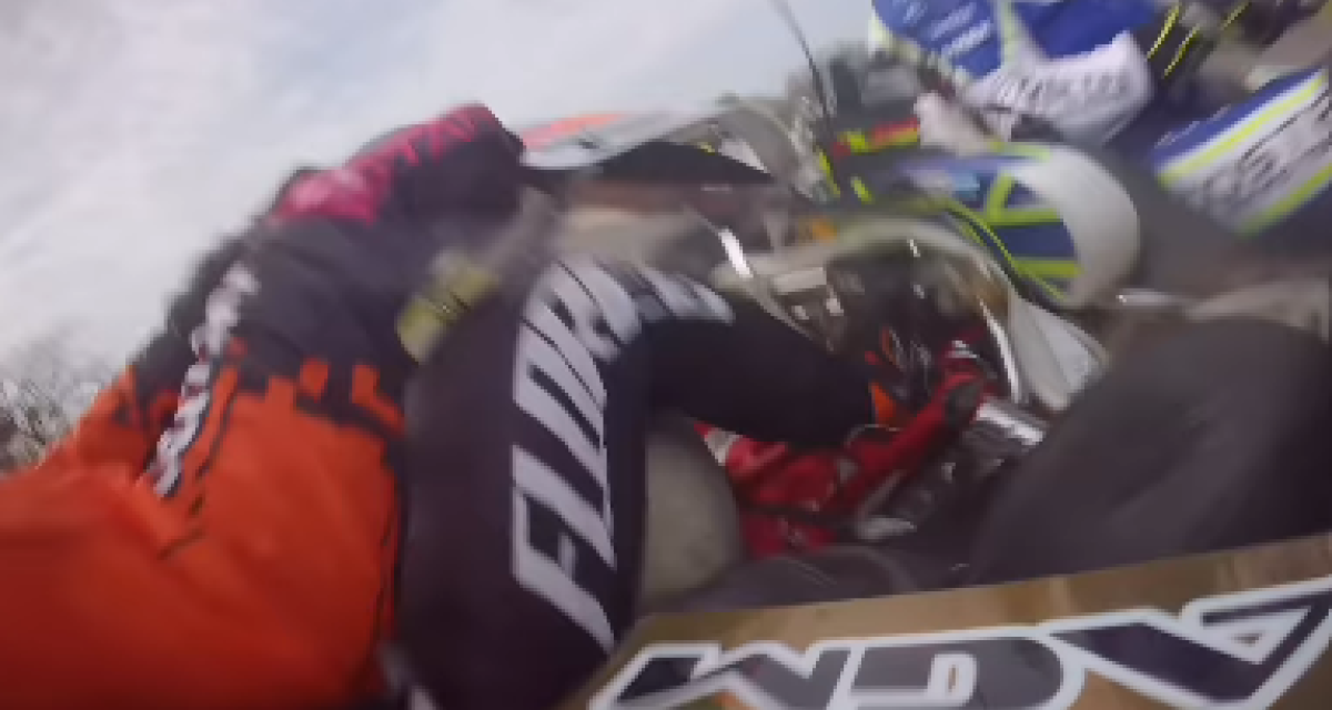 Así se vio desde adentro el fuerte accidente en el kartódromo de Gualeguay