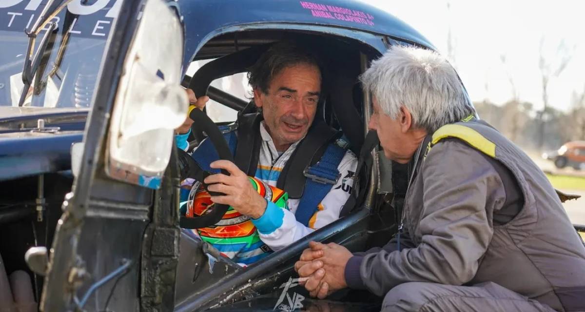 La inesperada aparición de Aníbal Colapinto: el padre de Franco volvió a subirse a un auto de carrera