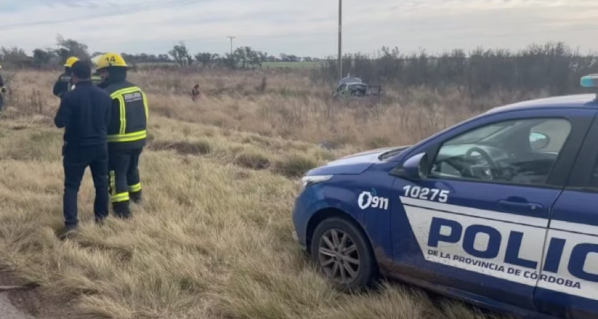 Chocó, volcó y murió: impactante accidente en la Ruta 26 en Córdoba