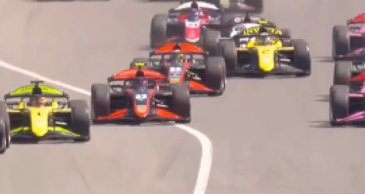 F2: gran largada de Varrone y un espectacular 2x1 para meterse en el top 5 en Barcelona