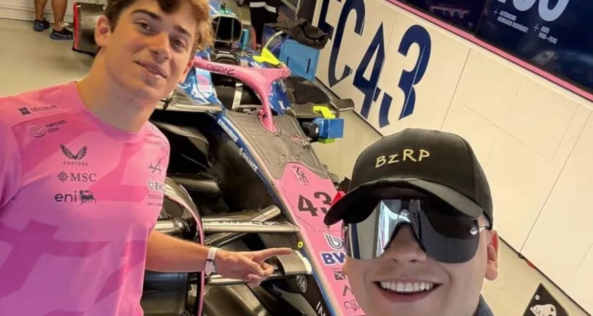 F1: la divertida cruzada de Colapinto con Gasly para defender a Bizarrap: "No seas infiel"