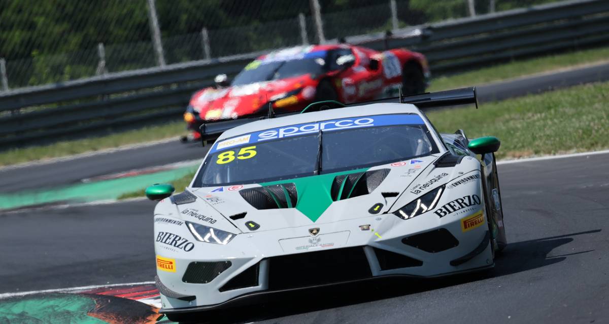 CIGT: Lautaro De la Iglesia entrenó con su Lamborghini en Monza