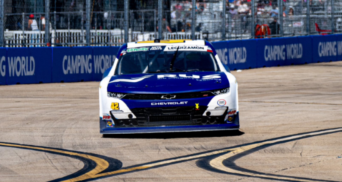Abandono para Leguizamón en la NASCAR O’Reilly en San Diego
