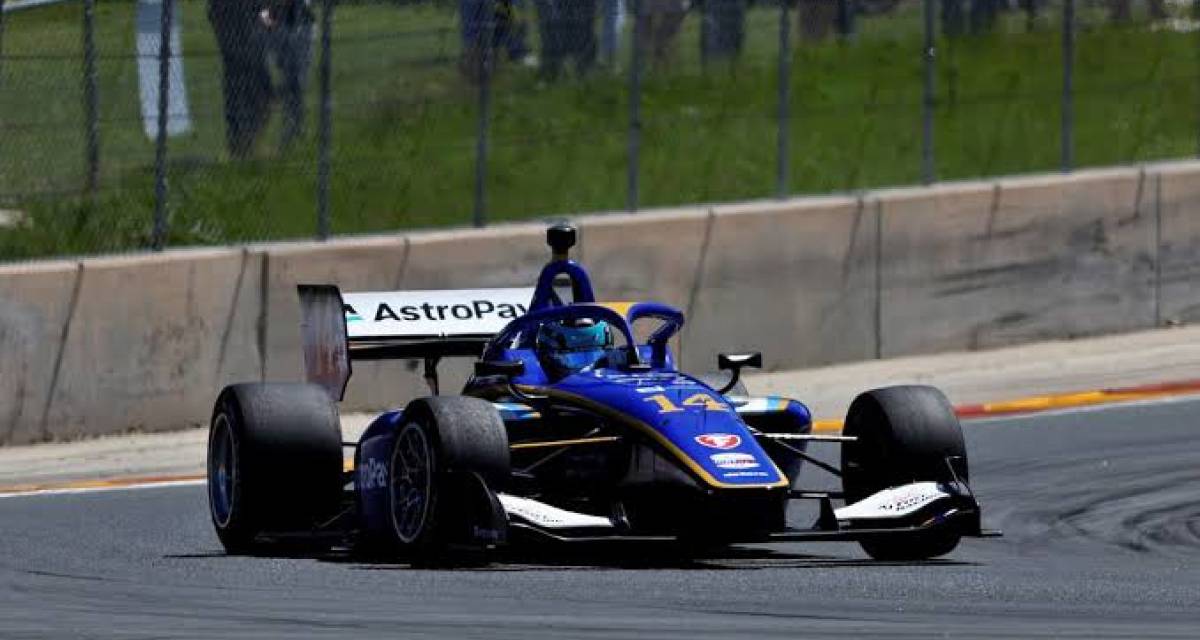 Indy NXT: De Tullio había ganado la carrera 2 en Road America, fue descalificado y el triunfo lo heredó otro argentino