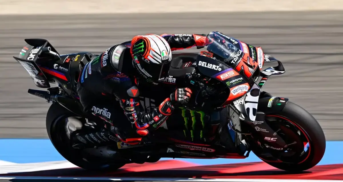 Bezzecchi dominó la práctica de MotoGP en Assen y Aprilia hizo el 1-2