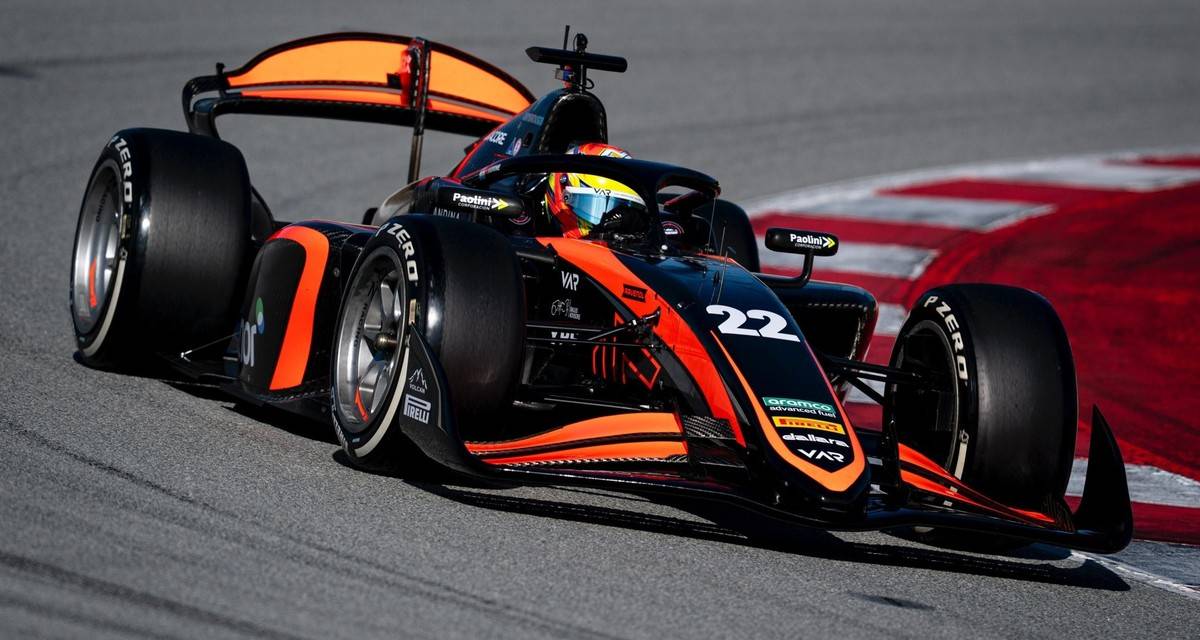 F2: Varrone remontó desde el fondo y terminó 12° en la Sprint de Austria