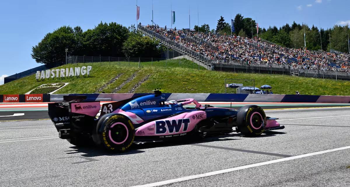 F1: Colapinto lo intentó hasta el final, pero un exceso lo complicó y clasificó 16° en Austria