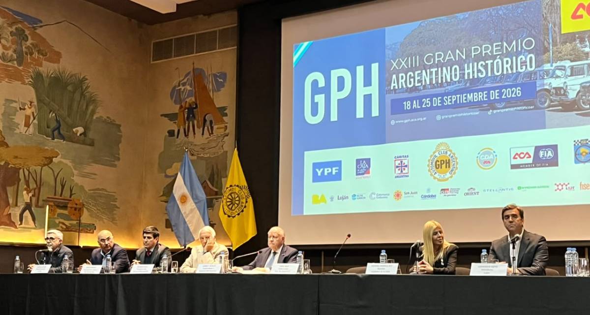 Se presentó la edición XXIII del Gran Premio Argentino Histórico en la sede del ACA