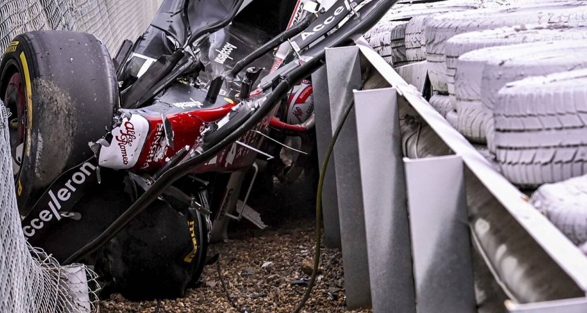 F1: ¡Antecedente terrorífico! El accidente de Zhou en el GP de Gran Bretaña