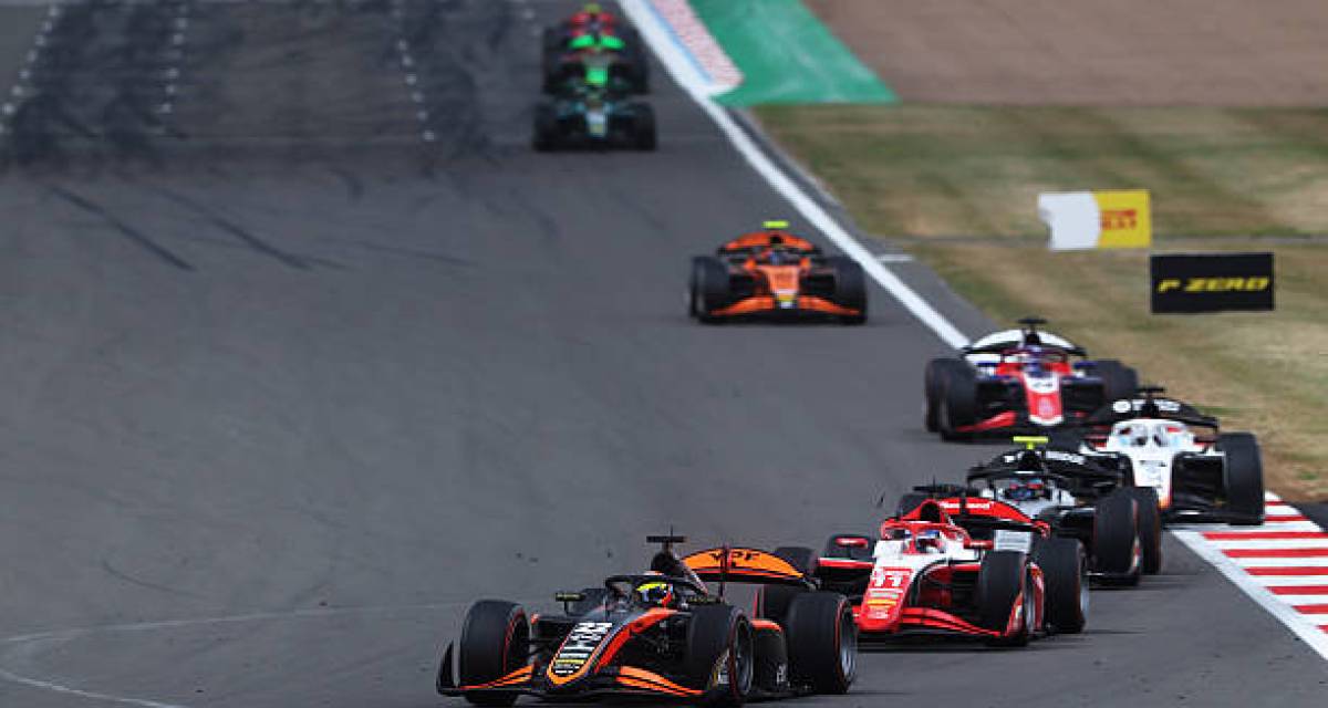 F2: Varrone hizo una gran remontada pero no le alcanzó para sumar en Silverstone