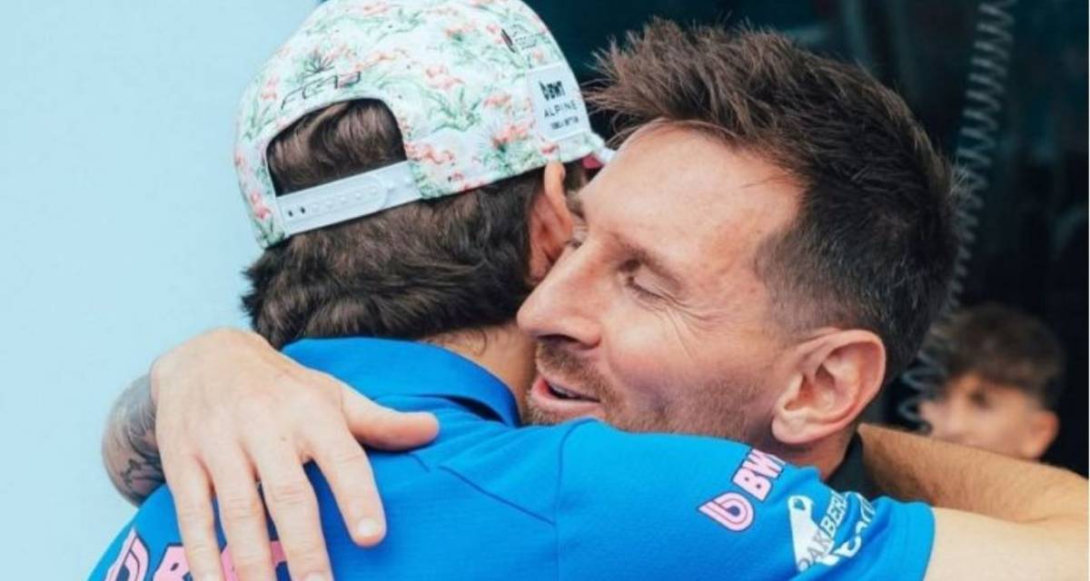 "Hablemos de remontadas", el comentario de Colapinto a Lionel Messi por el Mundial 2026