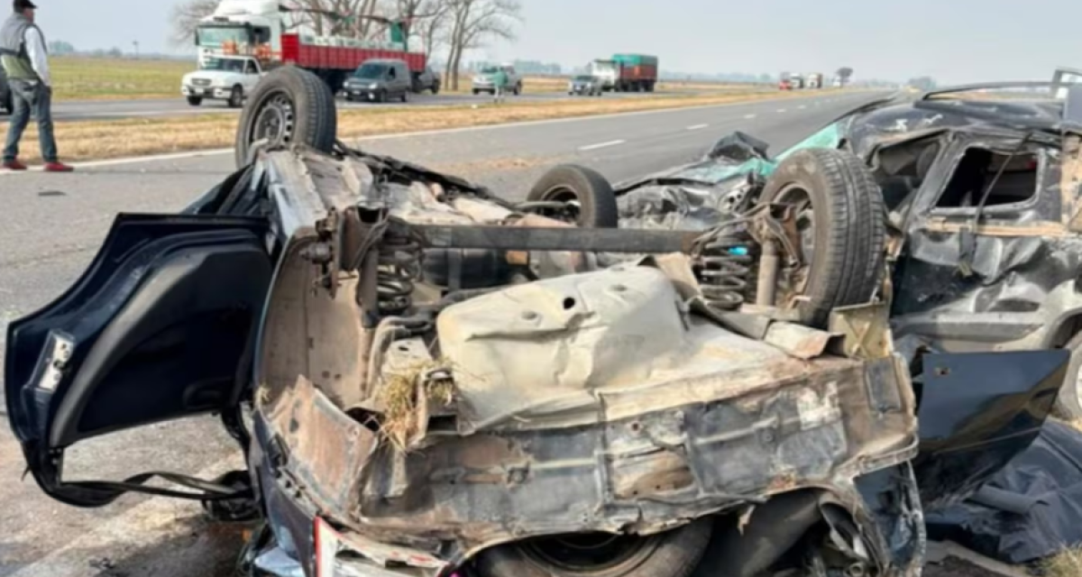 Tres personas perdieron la vida en un choque múltiple en Ruta 7 este viernes: entre ellos, un menor de edad