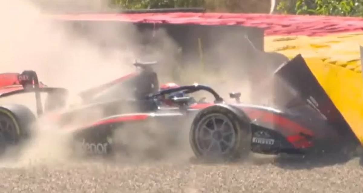 F2: así fue el accidente de Nico Varrone en la práctica de Spa