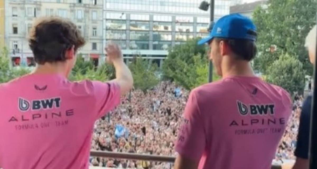 F1: ¡Una multitud! Así recibieron a Colapinto y Gasly en su llegada a Budapest