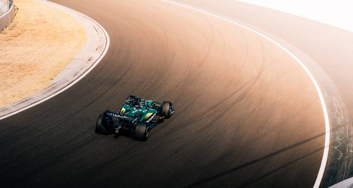 F1: Aston Martin probó las mejoras en el motor Honda