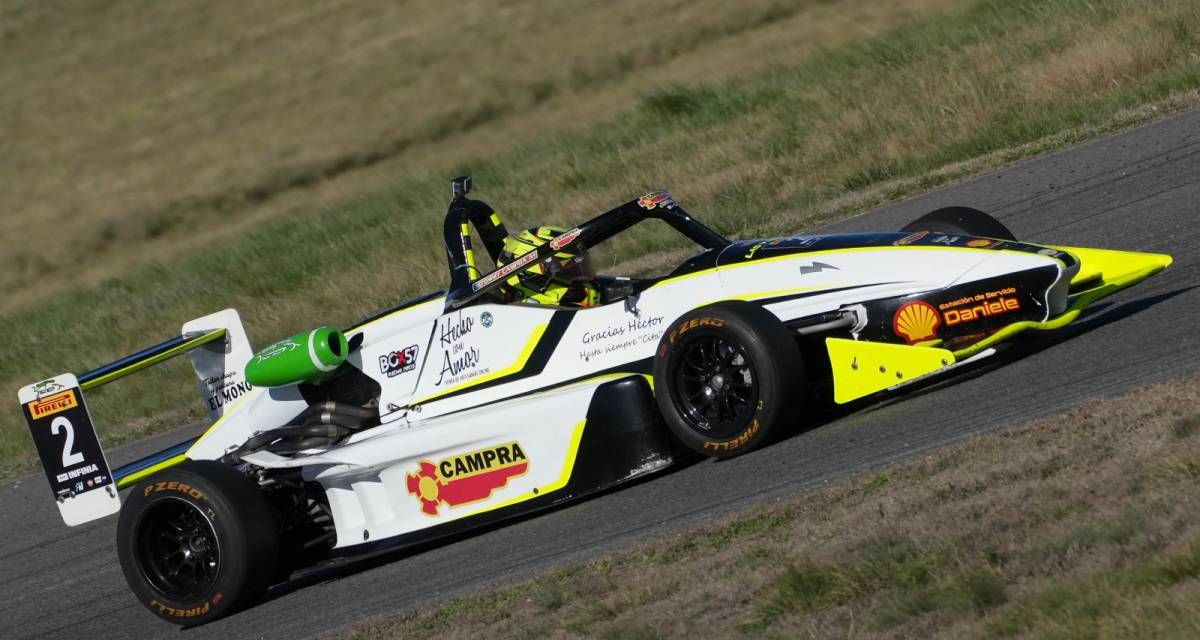 Formula Nacional: Tomás Campra se quedó con la segunda carrera en Toay tras un accidentado final