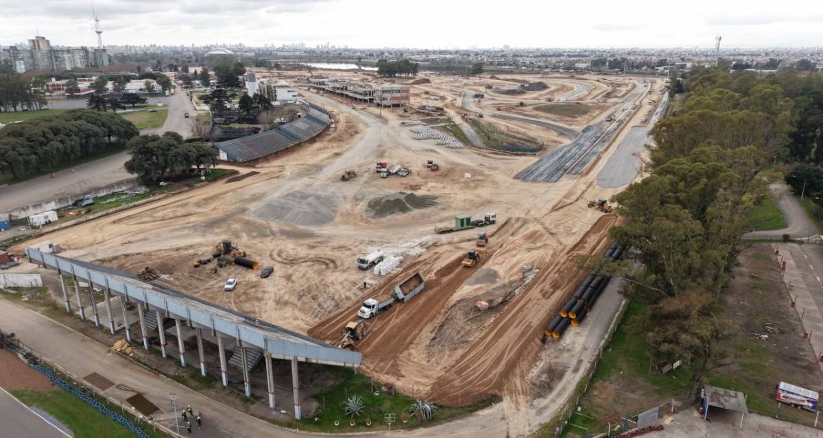Autódromo de Buenos Aires: la novedad que marca el progreso de las obras ¿Cuándo estaría terminada la remodelación?