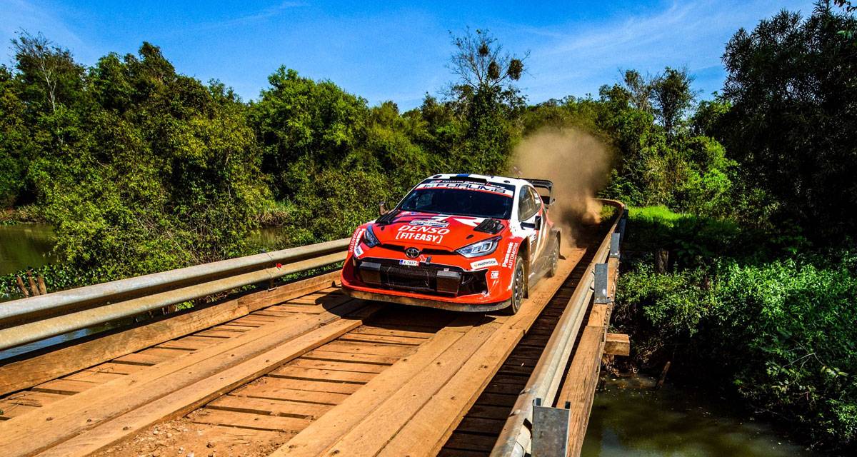 WRC: Sami Pajari lidera en Paraguay después de un viernes cambiante