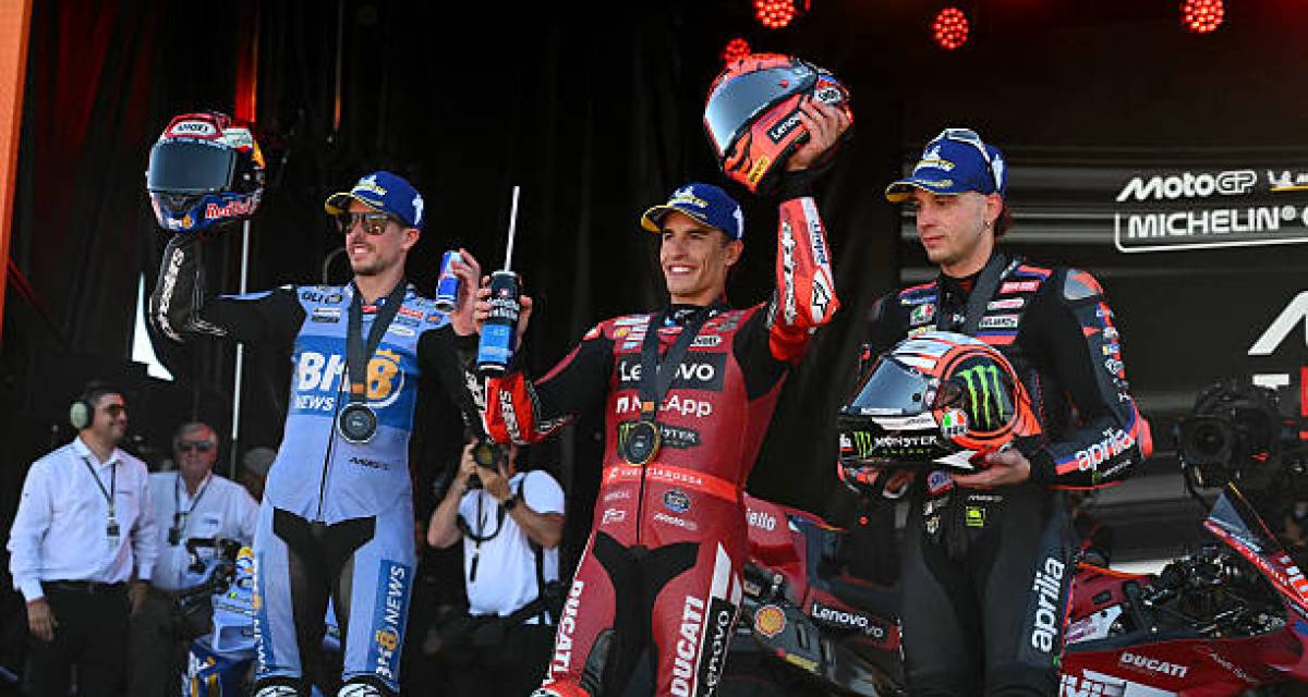 MotoGP: así quedó la pelea por el título después del Sprint de Aragón