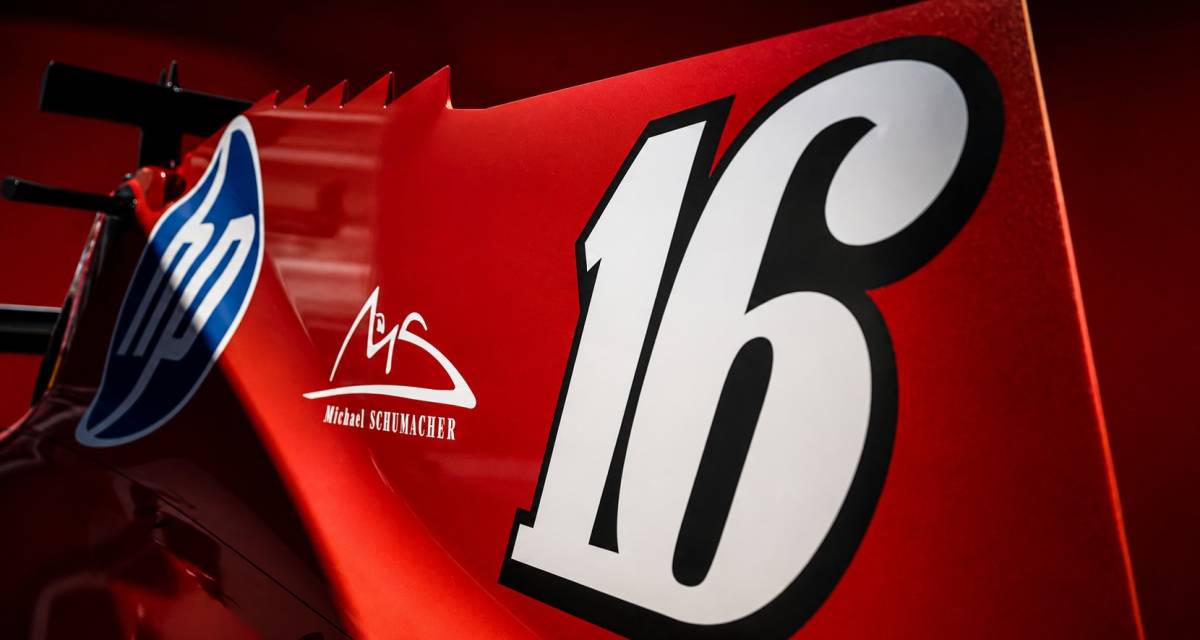 F1: Ferrari presentó una decoración especial en homenaje a Michael Schumacher para Monza