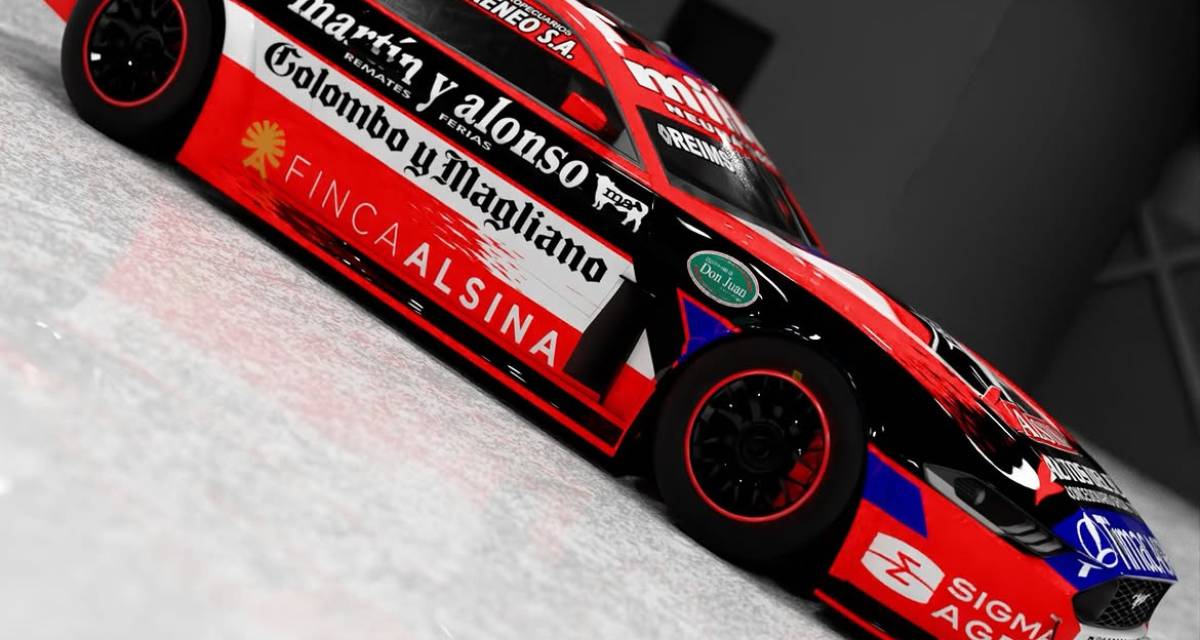 TC: Germán Todino presentó el nuevo diseño de su Ford Mustang
