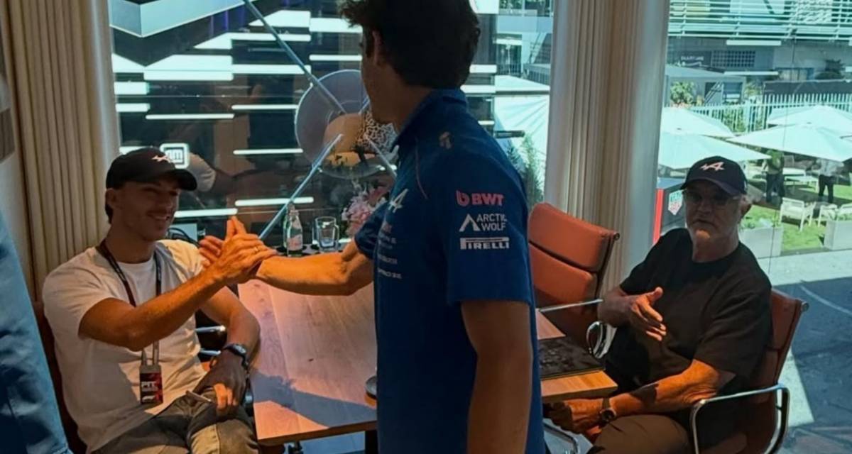 "Mis chicos", Briatore mostró la intimidad de Alpine con Colapinto y Gasly en Monza