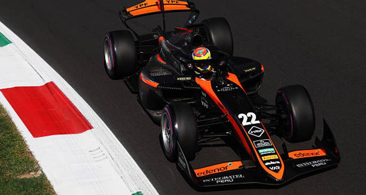 F2: Varrone avanzó en la Sprint de Monza y terminó 11°; Joshua Duerksen se llevó el triunfo