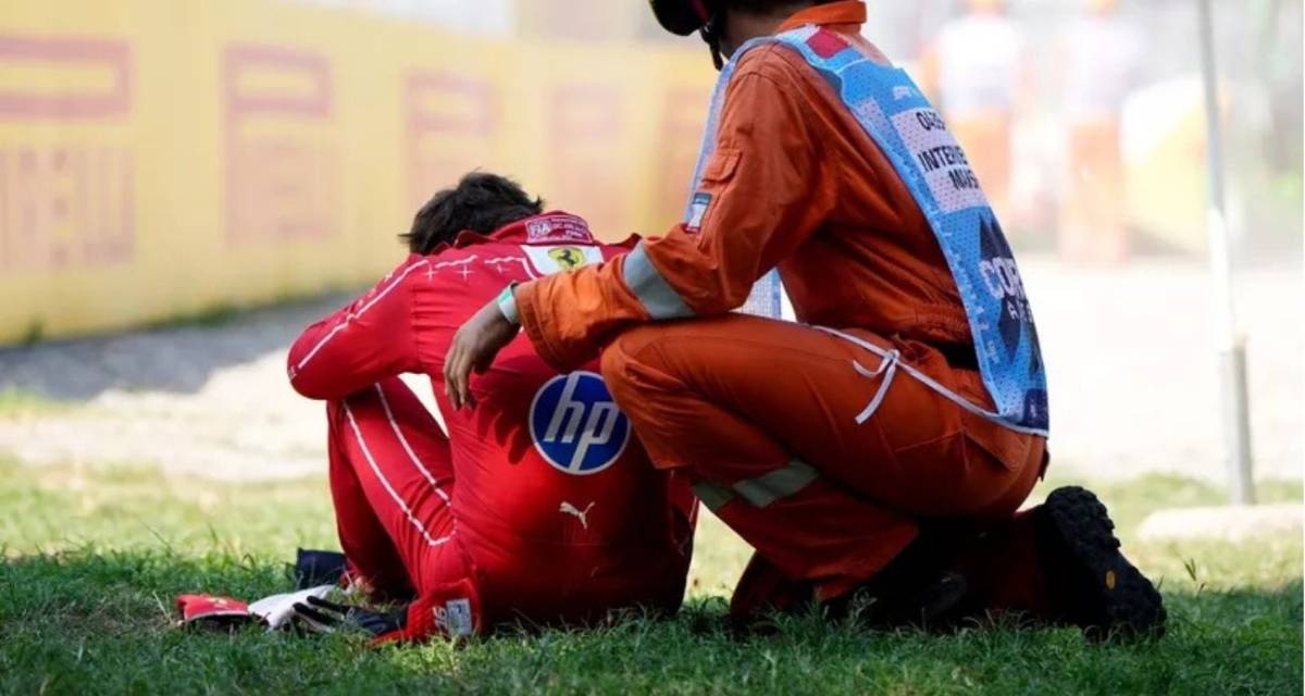 Leclerc no tendrá penalización en España pese a su fuerte accidente en Monza